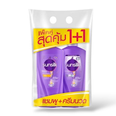 ซันซิลแชมพู+นวด(350มล.+300มล.) สีม่วง (คู่)