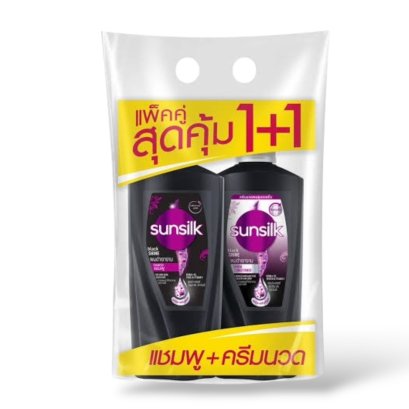 ซันซิลแชมพู+นวด(350มล.+300มล.) สีดำ (คู่)