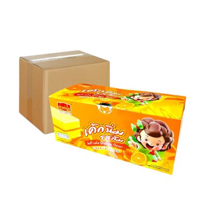 เถ้าแก่เนี๊ยะ5บ.เค้กนิ่มรสส้ม