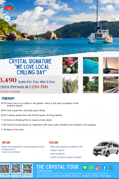 Crystal Signature   &quot;WE LOVE LOCAL  CHILLING DAY&quot;