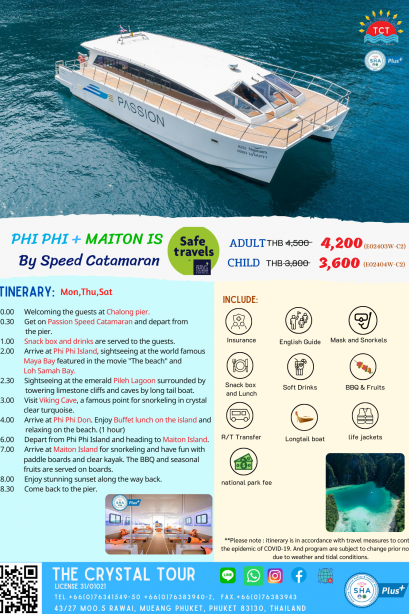 Phi Phi & Maiton Speed Catamaran