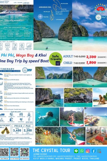 PHI PHI MAYYA KHAI BY SPEED BOAT