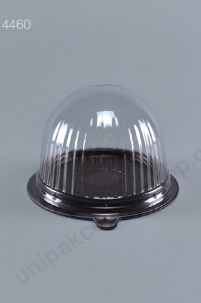 กล่องเค้กเล็ก ฐานน้ำตาล + ฝา (Mini Cake Box) E77