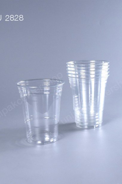 แก้วน้ำดื่ม PET ใส 16 oz ปาก 98 mm