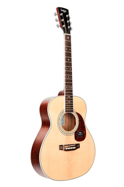 กีตาร์โปร่งไฟฟ้า SAGA  A1-MINI ( Solid Sitka Top )