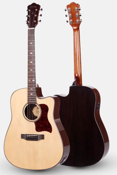 กีต้าร์โปร่งไฟฟ้า Mantic AG650SCE ( Solid Top )