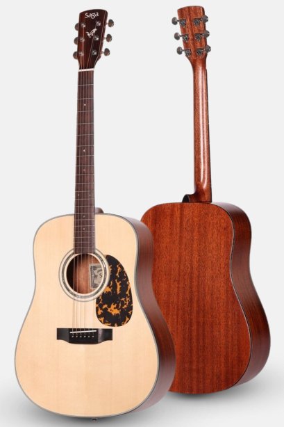 กีต้าร์โปร่ง SAGA D10C ( Solid Top ) ขนาด 41 นิ้ว