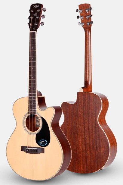 กีต้าร์โปร่ง SAGA SA700C ( Solid Top ) ขนาด 40 นิ้ว
