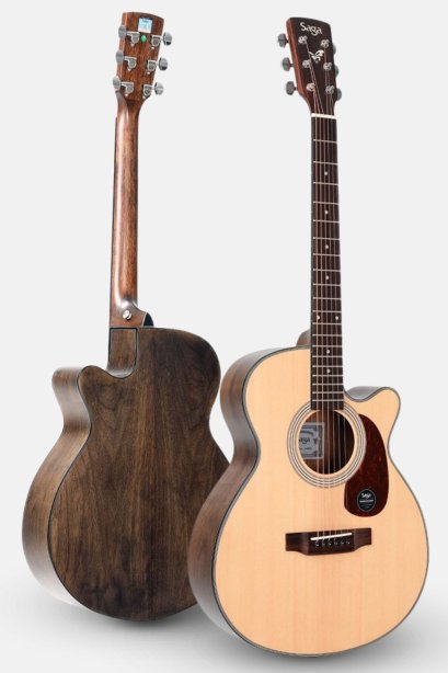 กีต้าร์โปร่ง SAGA SA800C ( Solid Top ) ขนาด 40 นิ้ว