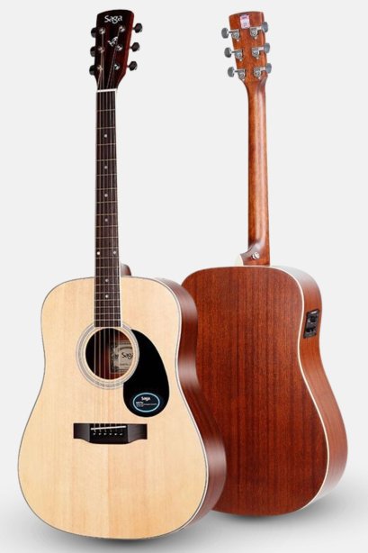 กีต้าร์โปร่ง SAGA SF700E  ขนาด 40/41 นิ้ว