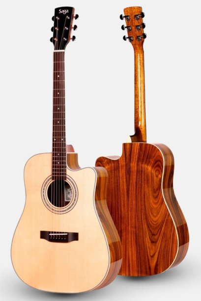 กีตาร์โปร่ง SAGA SF850C ( Solid Top )