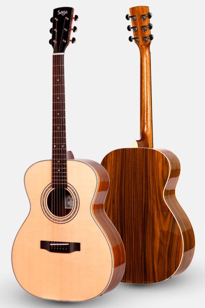 กีต้าร์โปร่ง SAGA SF850M ( Solid Top )