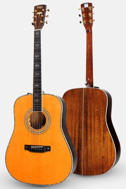 กีต้าร์โปร่งไฟฟ้า SAGA SL68E ( All Solid )