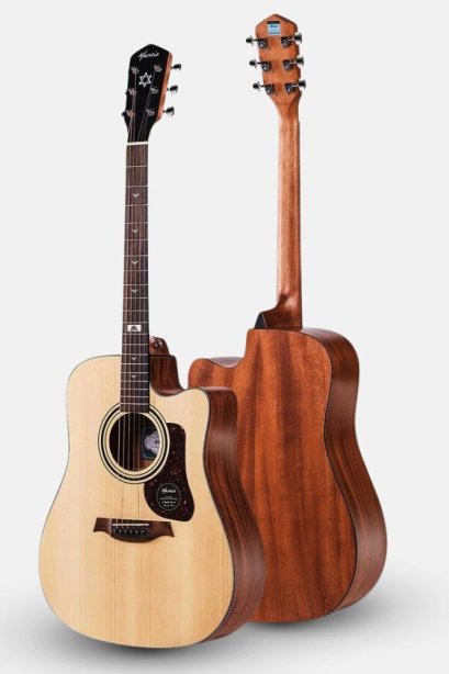 กีต้าร์โปร่ง Mantic GT10DC ( Solid Top )