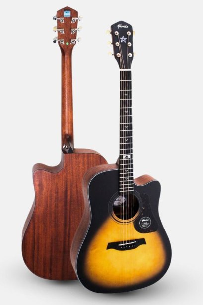 กีต้าร์โปร่ง Mantic GT10DC ( Solid Top ) Sunburst