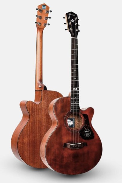 กีต้าร์โปร่ง 41นิ้ว Mantic GT10AC R (Solid Top)