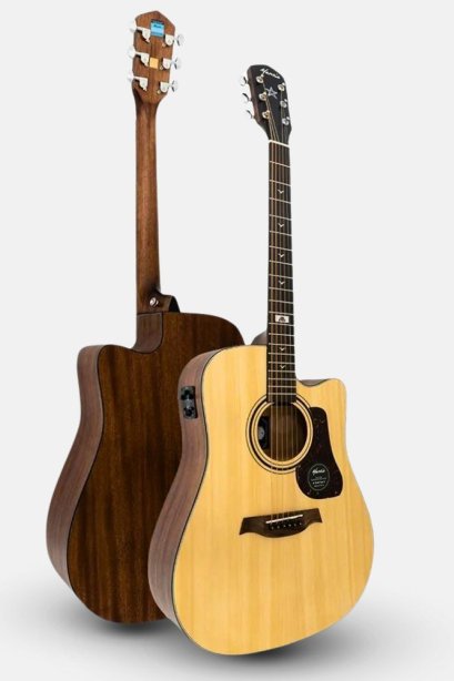 กีต้าร์โปร่งไฟฟ้า Mantic GT10DCE ( Solid Top )