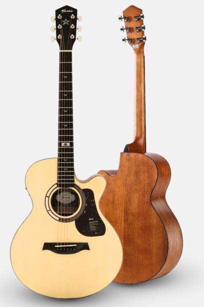 กีต้าร์โปร่งไฟฟ้า Mantic GT1ACE ( ขนาด 40 นิ้ว )