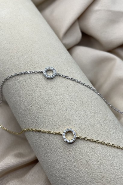 สร้อยข้อมือโดนัทเพชร