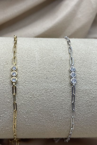 สร้อยข้อมืออินฟินิตี้เพชร