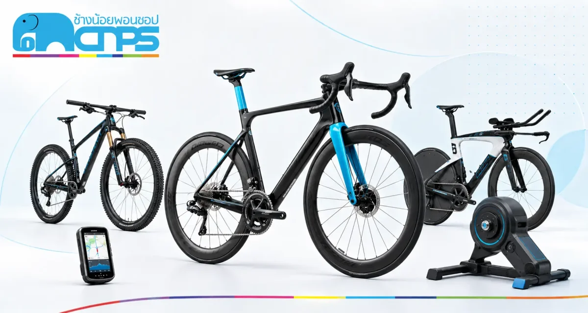 จักรยาน Hi-End เสือหมอบ เสือภูเขา ไตรกีฬา ไมล์จักรยาน และ Smart Trainer