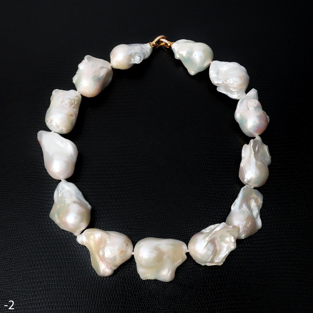 Approx. 15.0 - 18.0 mm, Freshwater Peral, Graduated Pearl Necklace