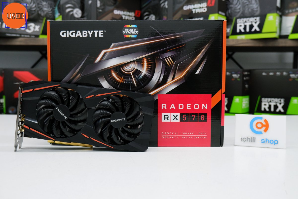 การ์ดจอ (VGA) GIGABYTE RX 570 4GB 2F GAMING P11493 - ichillshop