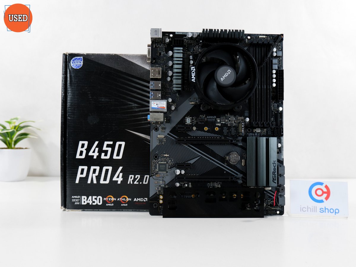 AMD Ryzen 5 3500 & ASRock B450M Pro4 PCパーツ