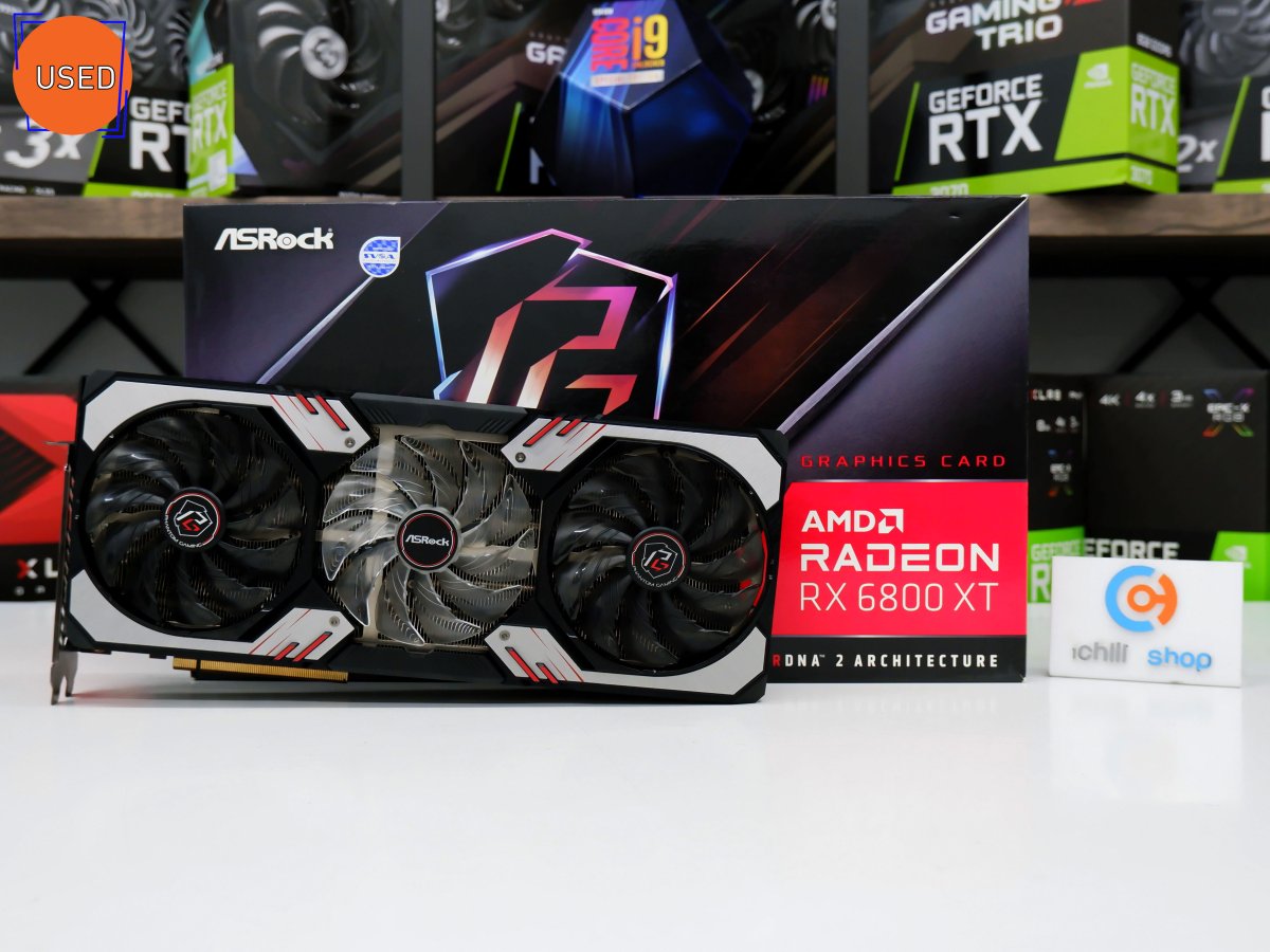 การ์ดจอ (VGA) ASROCK RX6800XT 16GB 3F PHANTOM GAMING D OC