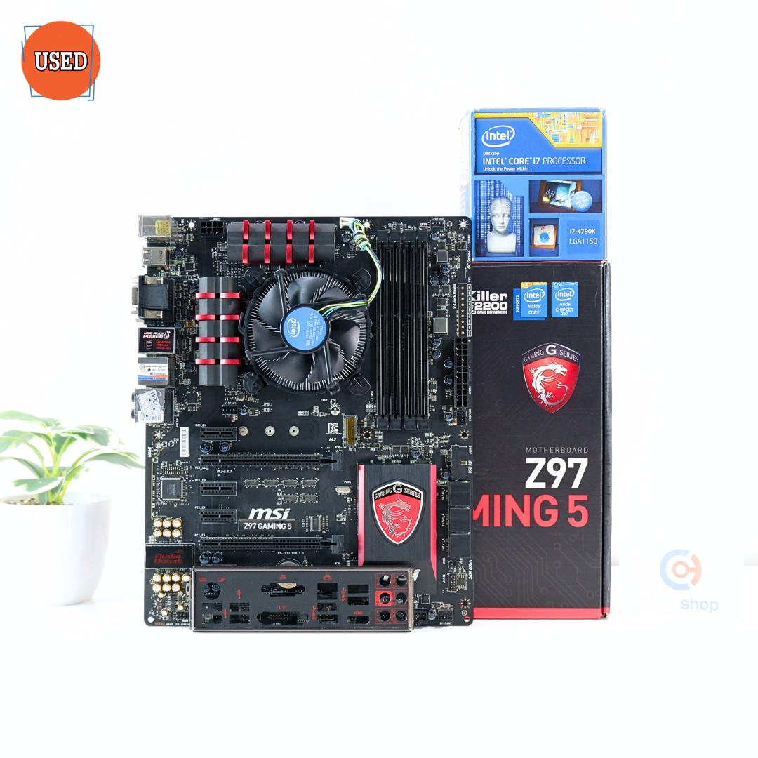 ชุดซีพียูพร้อมเมนบอร์ด CPU: INTEL CORE I7-4790K + MB: MSI Z97
