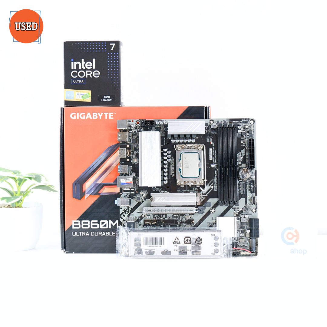 ชุดซีพียูพร้อมเมนบอร์ด CPU: INTEL CORE ULTRA 7 265K + MB: GIGABYTE
