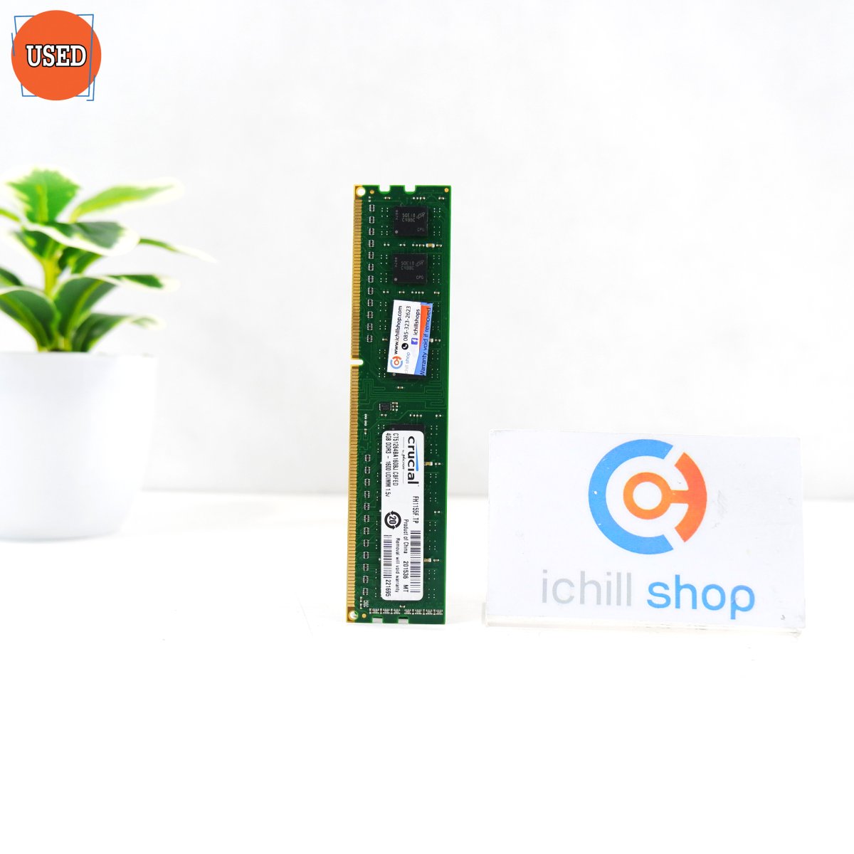 RAM (แรม) CRUCIAL DDR3 4GB 1600MHz 8CHIPS P14403 - ichillshop