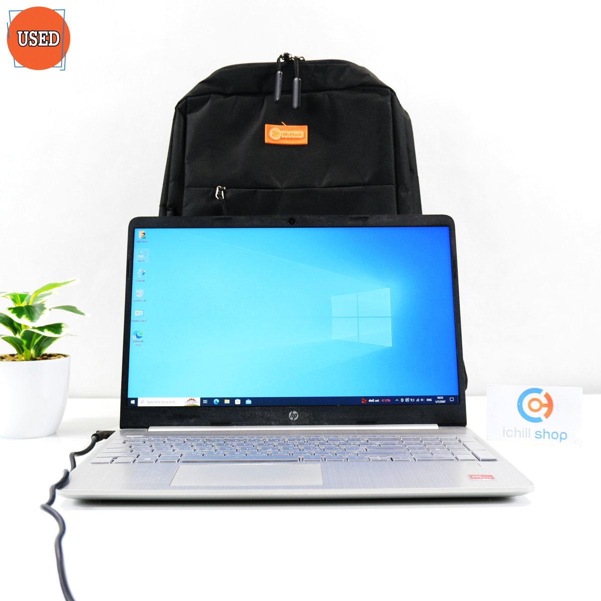 NOTEBOOK (โน๊ตบุ๊ค) HP / CPU: AMD RYZEN 5 4500U / DISPLAY: 15.6