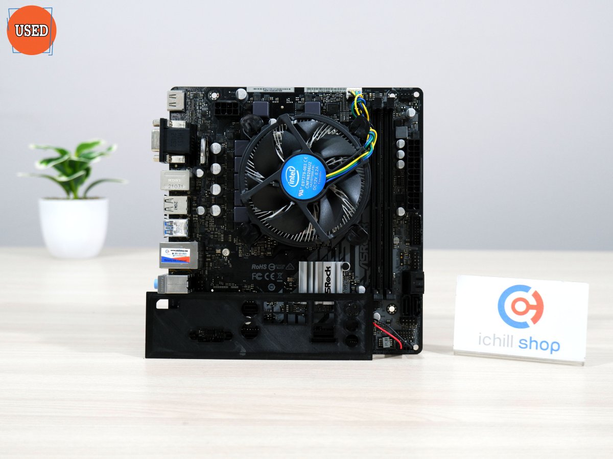ชุดซีพียูพร้อมเมนบอร์ด CPU : INTEL CORE I3-10100 + MB : ASROCK