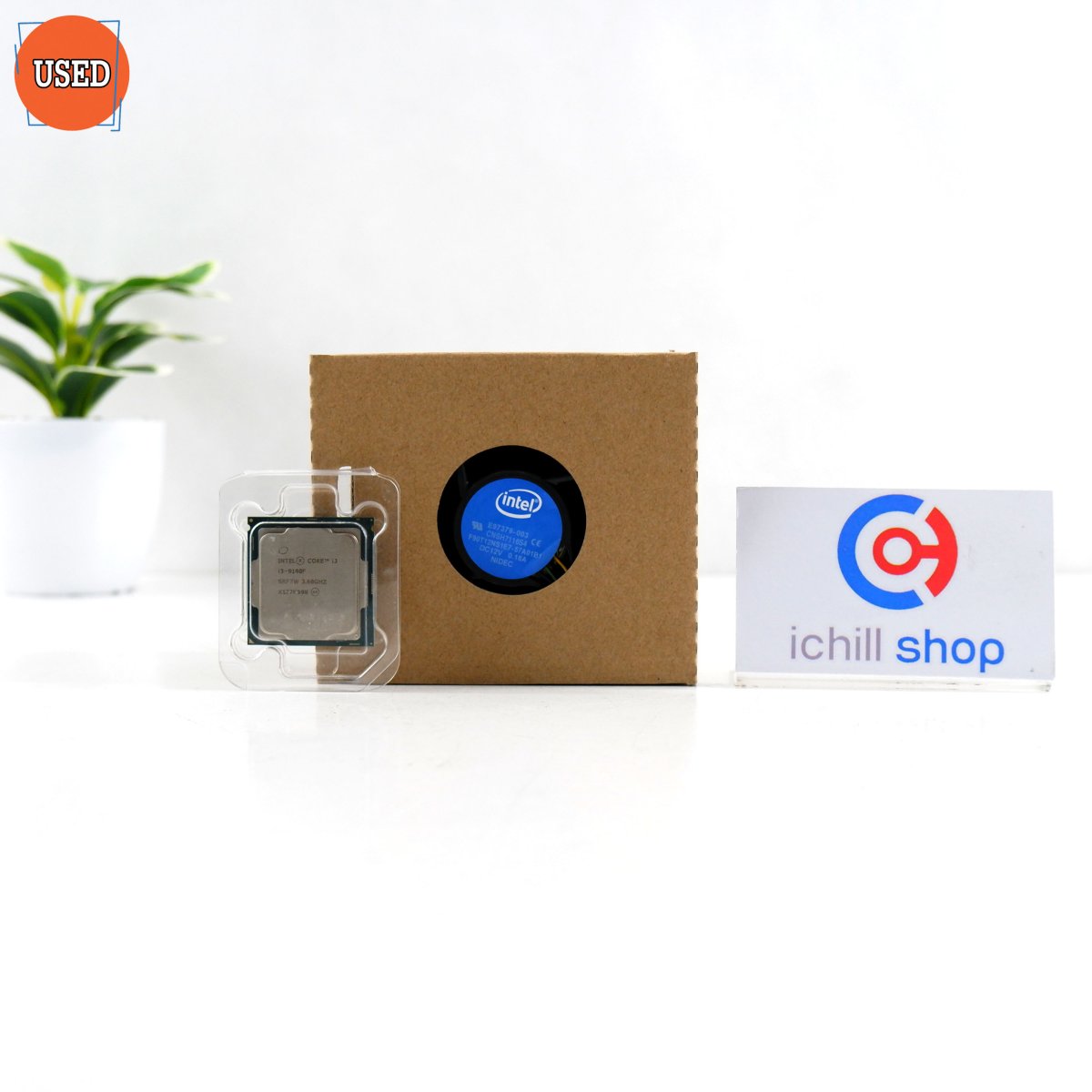 CPU (ซีพียู) INTEL CORE I3-9100F + ซิงค์พัดลม P13174 - ichillshop