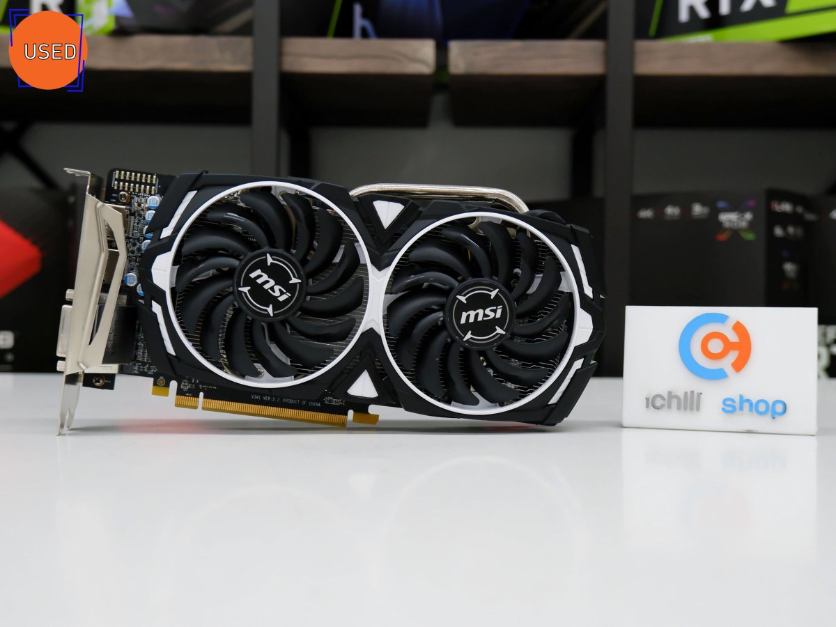 การ์ดจอ (VGA) MSI ARMOR RX570 8GB 2F NO BOX P14534 - ichillshop