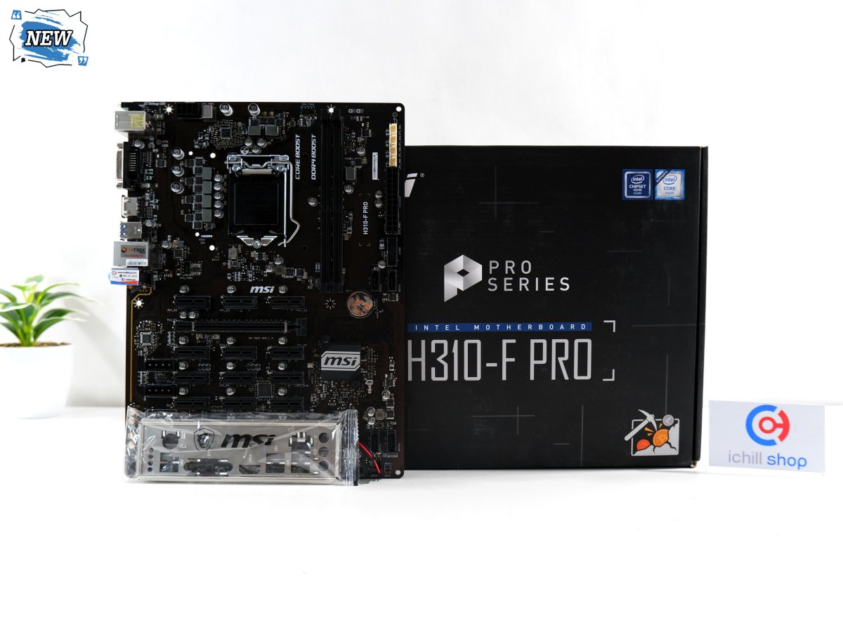 MAINBOARD (เมนบอร์ด) MSI H310 F PRO (ของใหม่) P12980 - ichillshop
