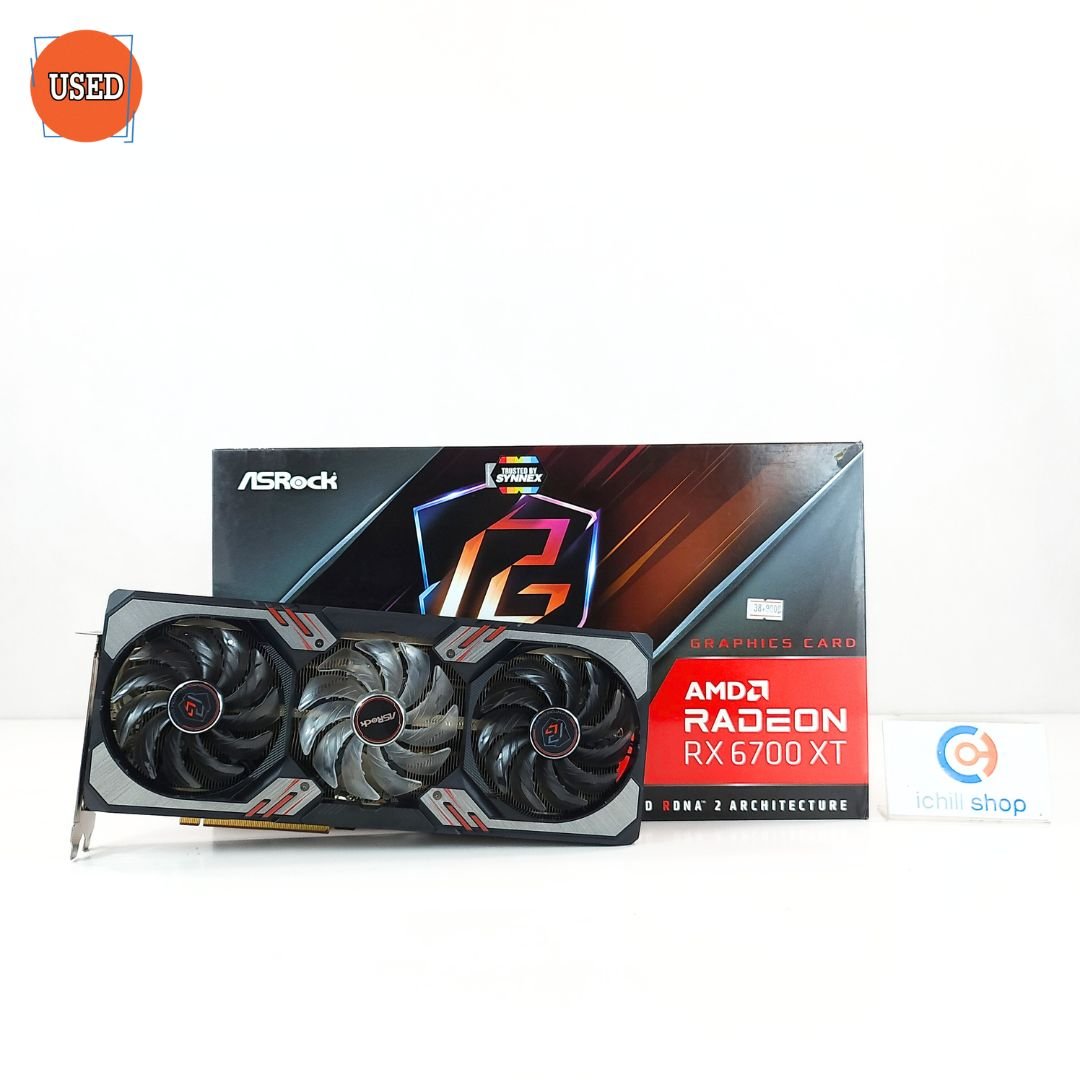 การ์ดจอ (VGA) ASROCK AMD REDEON RX6700XT PHANTOM GAMING D 12GB OC ...