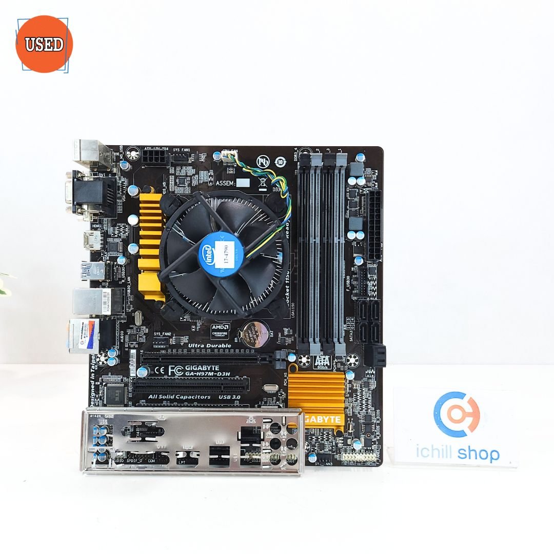 ชุดซีพียูพร้อมเมนบอร์ด CPU : INTEL CORE I7-4790 3.60GHz + MB