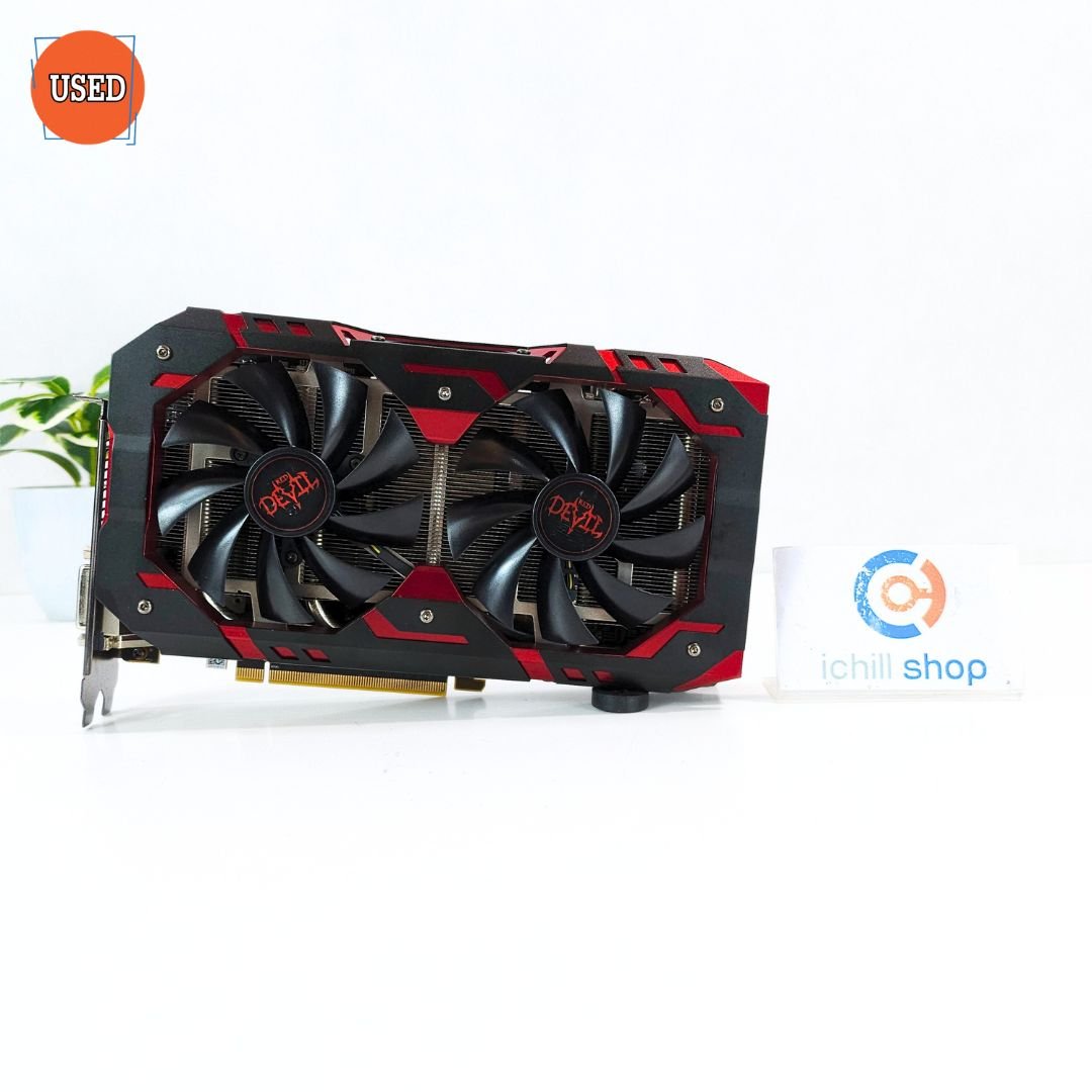 การ์ดจอ (VGA) POWERCOLOR RED DEVIL RX580 8GB P15063 - ichillshop