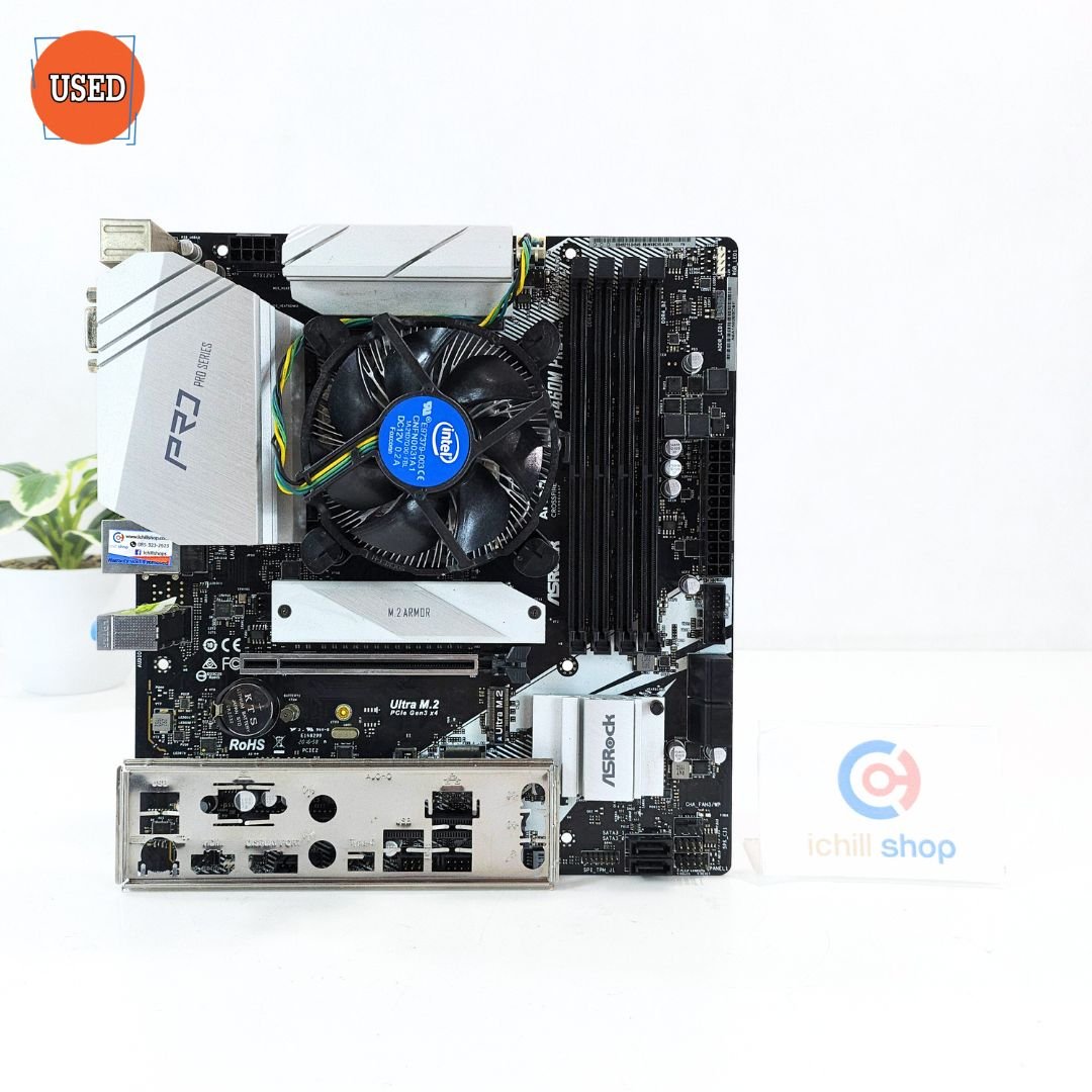 ชุดซีพียูพร้อมเมนบอร์ด CPU : INTEL CORE I5-10400 2.9GHz + MB
