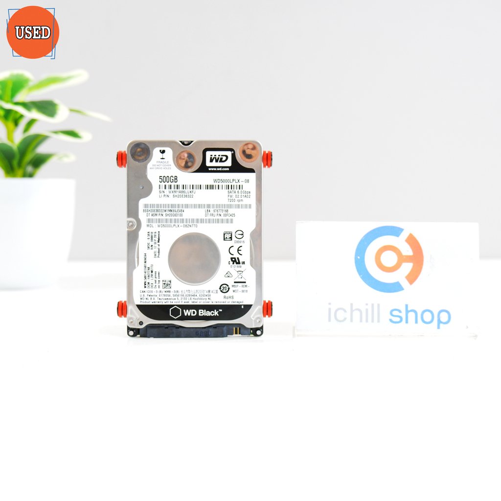 HDD NOTEBOOK (ฮาร์ดดิสโน๊ตบุ๊ค) WD BLACK 500GB (WD5000LPLX) P14247 ...
