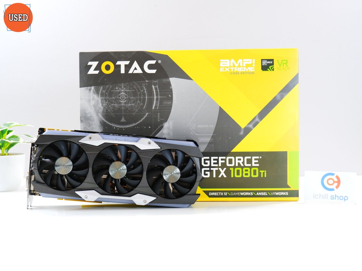 การ์ดจอ (VGA) ZOTAC GTX1080TI 11GB 3F AMP EXTREME CORE EDITION P13970