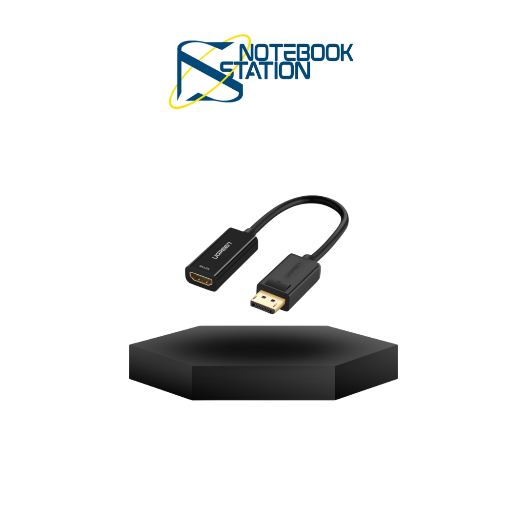 ADDON 5 PACK OF 8IN DISPLAYPORT MALE TO HDMI FEMALE BLACK ADAPTER CABLE main image 1