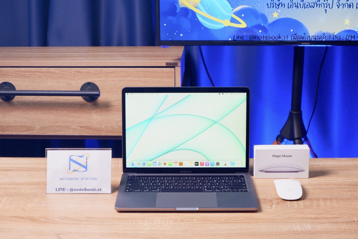 M1 MacBook Pro 2020 Magic Mouse付き Macbook Pro 13(2020) Touchbar Chip M1 Ram8 SSD256 จอ13.3 2k พร้อม