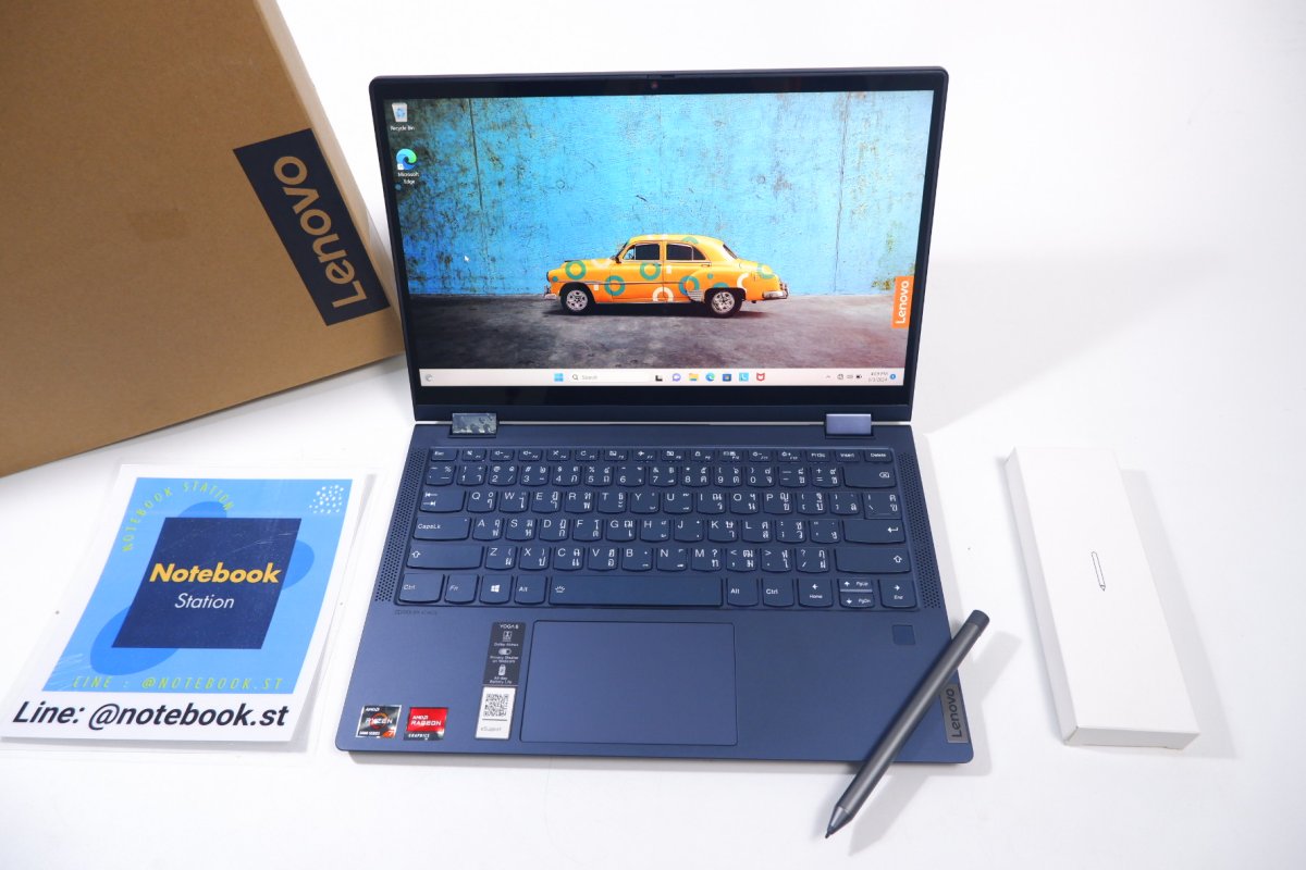 ของใหม่)Lenovo Yoga 6 Ryzen7-5700U Ram16 SSD512 จอ 13.3 FHD IPS 