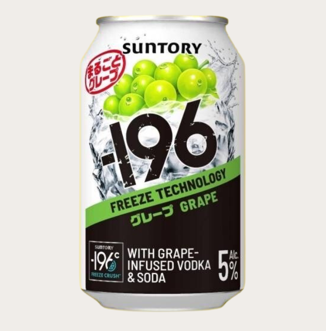 Suntory Strong Zero -196°C Grape 350ml - songsaengsawang