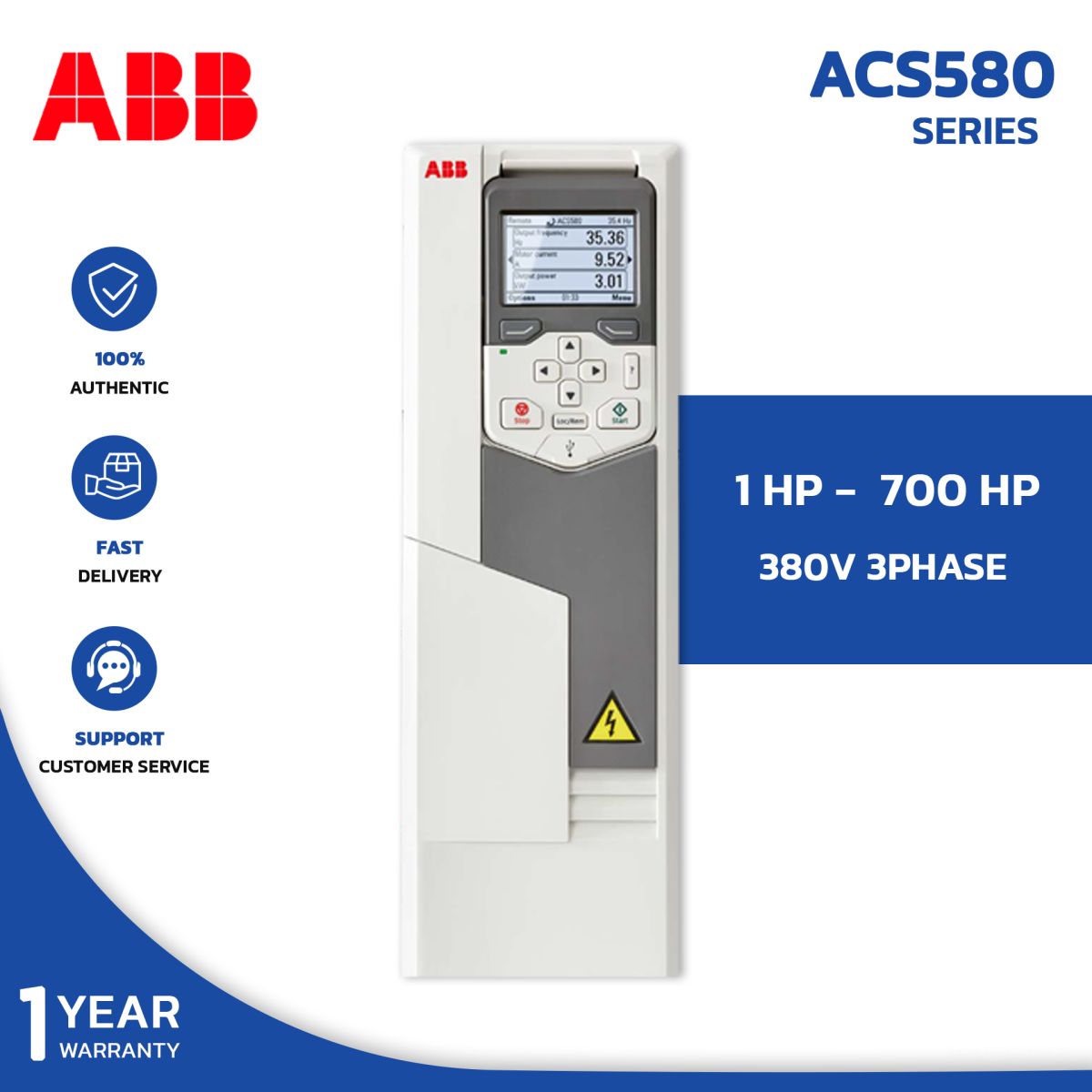 INVERTER ABB ACS580 Series