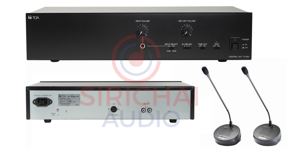 ชุดประชุม TOA รุ่น TS 690 - 691 - 692