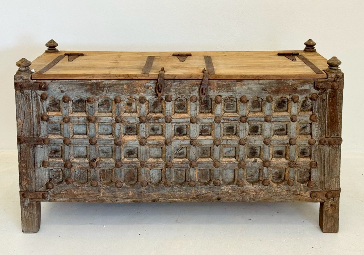Antique Wooden Console Box